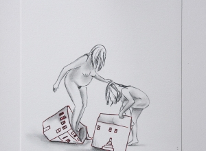Déshabillant la maison (Homenaje a Louise Bourgeois), 2017