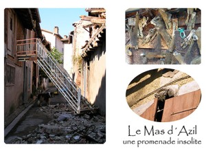 Serie Le Mas d´Azil inhabituel. Carte Postal, 2005