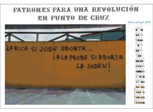 Patrones para una revolución en punto de cruz. La rica. 2017